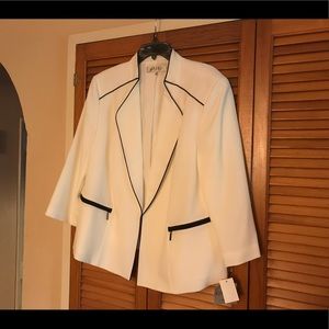 White blazer plus size